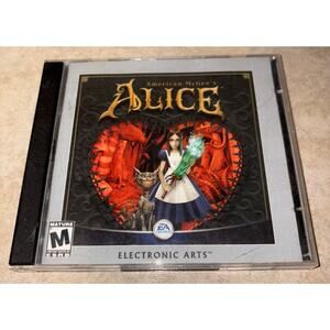 American McGee’s Alice video game PC mature 2001 2 disc